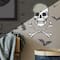 RoomMates Skull Glow In The Dark Peel & Stick Giant Wall Decal